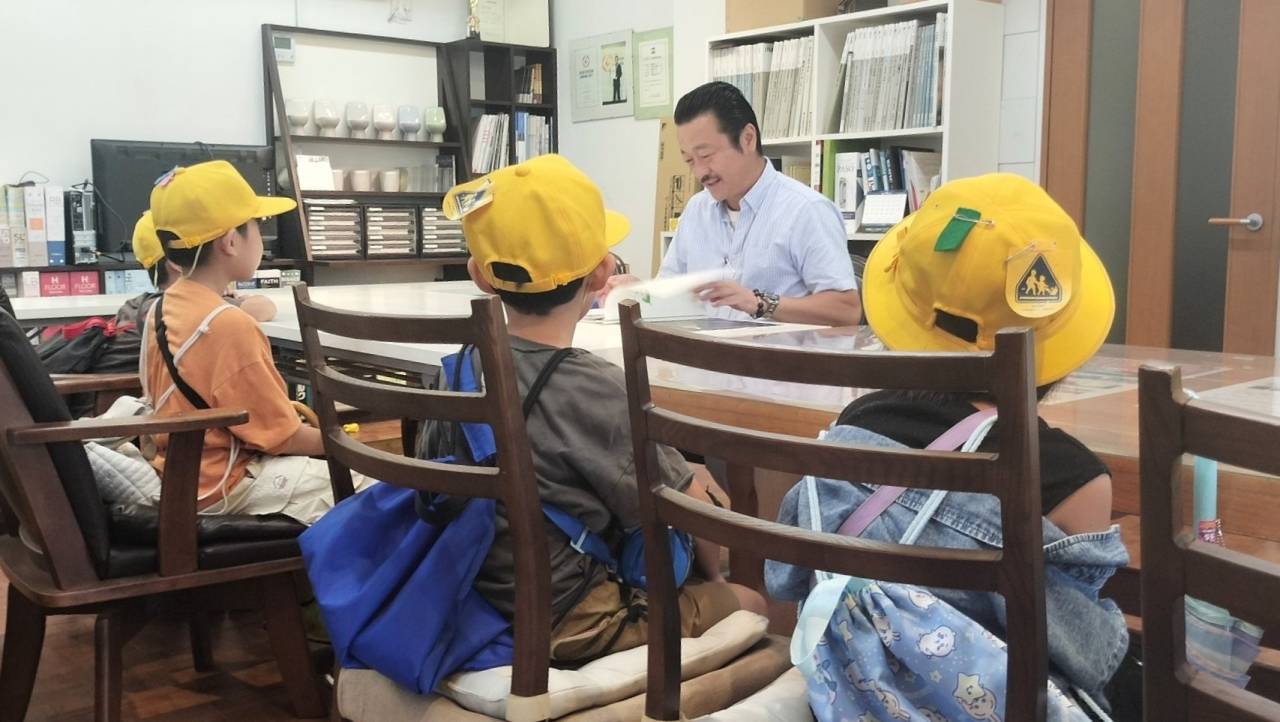 高津小学校の子どもたちが社会科見学に来てくれました ～地域とともに歩む建設会社として出来ることを～
