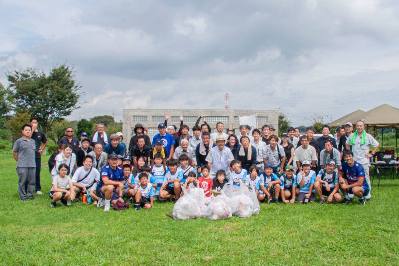 子供たちと地域をきれいに、万葉匠の会 新川清掃ボランティア＆BBQ